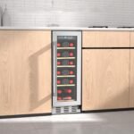 19 Bottles Wine Fridge,12 Inch Wine Cooler with Single Zone, Built-in or Under Counter,41-64°F Thermostat, LED Digital Touchscreen, Triple-Layer Tempered Glass, Wine Storage for Home - Image 2