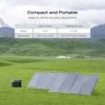 EF ECOFLOW Solar Generator DELTA 2 Max 2048Wh With 400W Solar Panel, LFP Battery Portable Power Station Up to 3400W AC Output Fast Charging 0-80% in 43 Min solar powered generator For Camping, RV - Image 7