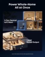 Anker SOLIX E10 Whole-Home Backup System, 6kWh Battery Expandable to 90kWh, 9kW Solar Input, 7.6kW Rated Output, Generator-Ready, NEMA 4, -4°F to 131°F, 10-Year Lifespan - Image 3