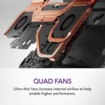 Alienware M18 R2 Gaming Laptop - 18 QHD+ 165Hz 3ms Display, Intel Core i9-14900HX, 32GB DDR5 RAM, 1TB SSD, NVIDIA GeForce RTX 4080 12 GB GDDR6, Windows 11 Home, Onsite Service - Dark Metallic Moon - Image 5