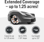 Husqvarna Automower 450XH Robotic Lawn Mower with GPS Assisted Navigation, Automatic Self Installation and Ultra-Quiet Smart Mowing Technology for Medium to Large Yards (1.25 Acre) - Image 3