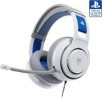 Turtle Beach Atlas 200 Wired Gaming Headset Officially Licensed for PlayStation, PS5, PS4, 50mm Nanoclear Drivers, Flip-to-Mute Mic, Memory Foam Cushions, Floating Headband - White