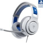 Turtle Beach Atlas 200 Wired Gaming Headset Officially Licensed for PlayStation, PS5, PS4, 50mm Nanoclear Drivers, Flip-to-Mute Mic, Memory Foam Cushions, Floating Headband - White