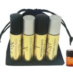 Fragrance Oil Impression; Premium Quality Clive Ch Oil for Men; 4-Piece Bundle Set (Clive No 1, X, 1872, L); 10ml Glass Roller Bottles; Plus Free 2ml Perfume Sample