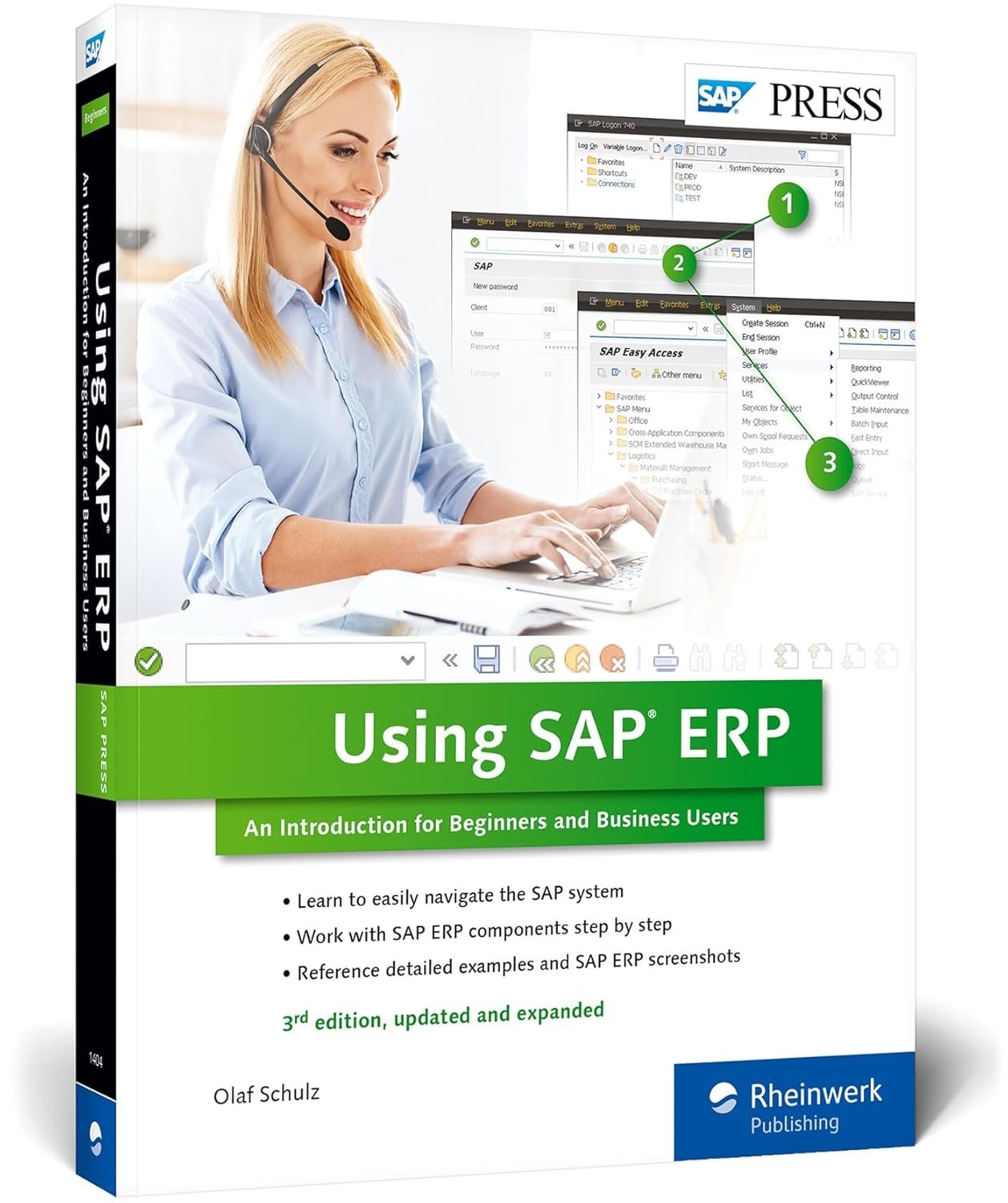 71ctdlk-ZhL._SL1500_.jpg Using SAP ERP: An Introduction to Learning SAP for Beginners and Business Users (3rd Edition) (SAP PRESS) - Image 1