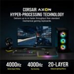 Corsair K100 RGB Mechanical Gaming Keyboard - Cherry MX Speed RGB Silver Keyswitches - PBT Double-Shot Keycaps - Elgato Stream Deck and iCUE Compatible - QWERTY NA Layout - Black - Image 3