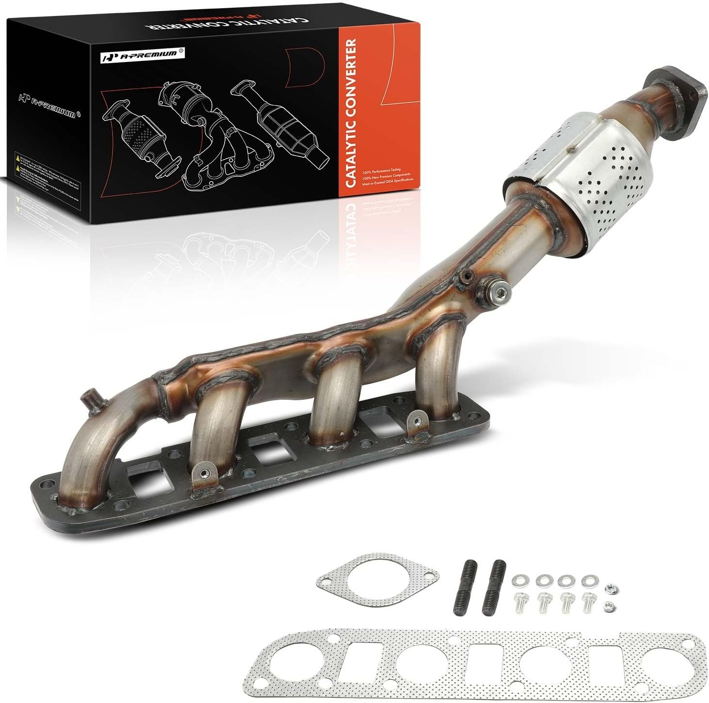 71dWM-vgInL._AC_SL1500_.jpg A-Premium Front Right Catalytic Converter Kit Direct-Fit Compatible with Infiniti QX80 2014-2015, QX56 2011-2013, 5.6L, EPA Compliant - Image 1