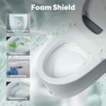 Casta Diva Smart Toilet with Bidet Built in, Auto Open/Close Lid,1000g MaP Flush, Heated Seat & Foam Dispenser, Foot Sensor Auto Flush, Blackout Flush, Bidet Toilet with Tank Built in (CD-K030PRO) - Image 4
