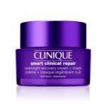 Clinique Smart Clinical Repair Anti Aging Overnight Recovery Face Cream + Mask For All Skin Types | With Hyaluronic Acid + Peptides | Hydrating | Repairs Lines + Wrinkles, 1.7 Fl Oz