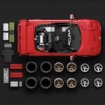 Hot Wheels 1/16 Honda Acura NSX 1990 Building Kit, 876 Pieces, Includes 1/64 Mini Car, Hot Wheels Mattel - Image 6