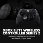 Xbox Elite Series 2 Core Wireless Gaming Controller – Black – Xbox Series X|S, Xbox One, Windows PC, Android, and iOS - Image 2