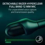 Razer BlackShark V3 Pro Wireless ANC Gaming Headset for PC: Full Band Mic - 50mm Drivers - 2.4 GHz, Bluetooth, USB, 3.5mm - Works with Mac, PS5, Nintendo Switch, Smartphone - 70 Hr Battery - Black - Image 4