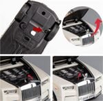 BDTCTK 1/32 Rolls-Royce Phantom Model Car,Zinc Alloy Pull Back Toy car with Sound and Light for Kids Boy Girl Gift (Black) - Image 6