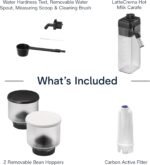 De'Longhi Rivelia Automatic Espresso Machine with Grinder & Milk Frother – All-in-One Coffee Maker, Hot & Iced Latte, Cappuccino, Bean Switch System, Burr Grinder, Compact Italian Design, White - Image 11