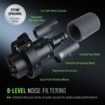 FIFINE K688 Podcast Microphone Kit, USB/XLR Dynamic Microphone with Boom Arm for PC/XLR Mixer, Gaming Mic with Mute Button, Headphone Jack for Vocal, Voice-Over, Streaming, Music Recording -K688CT - Image 5