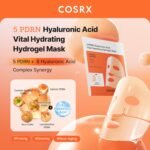 COSRX 5 PDRN Hyaluronic Acid Vital Hydrating Hydrogel Mask, Overnight Hydrogel Face Mask for Glass Glow Skin & Firming with Salmon DNA, Centella PDRN, Korean Skin Care (34g x 3ea) - Image 2