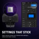 Elgato Facecam 4K - 4K60 Studio Webcam, DSLR-Like Control, Cinematic Effects, 49mm Lens Filters, HDR, Uncompressed Video, Optimized Focus Area | USB-C for PC & Mac - Image 8