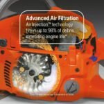 Husqvarna 555 Gas Chainsaw, 60-cc 4.16-HP 2-Cycle X-Torq Engine, 24 Inch Chainsaw with X-Cut Chain, For Felling, Limbing and Bucking Small and Midsize Trees - Image 3