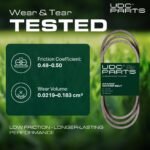 UDC Parts GX25628 Deck Belt for John Deere 42 Inch Z335E Z345M Z345R Z315E Z335M Z320M Z320R ZTrak Zero-Turn Mowers/Aramid Cord / 118.626 inches - Image 4