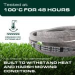 UDC Parts GX25628 Deck Belt for John Deere 42 Inch Z335E Z345M Z345R Z315E Z335M Z320M Z320R ZTrak Zero-Turn Mowers/Aramid Cord / 118.626 inches - Image 8