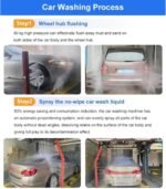 Fully 360 Electric High Pressure Automatic Car Wash Machine - Smart Commercial Car Washing Machine 360 Single Arm Touchless Car Wash Machine with Cleaning High Pressure Spray System - Image 5