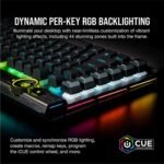 Corsair K100 RGB Mechanical Gaming Keyboard - Cherry MX Speed RGB Silver Keyswitches - PBT Double-Shot Keycaps - Elgato Stream Deck and iCUE Compatible - QWERTY NA Layout - Black - Image 5