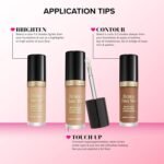Too Faced Born This Way Super Coverage Multi-Use Concealer | Full Coverage, Non-Comedogenic, Oil Free + Long Lasting Concealer | Hyaluronic Acid, Coconut Water + Alpine Rose - Image 9