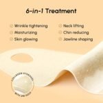MAREE V Line Lifting Mask with 24K Gold – Deep Collagen Face Mask for Women – Jawline Shaper Mask with Retinol & Hyaluronic Acid – Neck Tightening & Firming - Double Chin Strap for Face Lift - Image 7