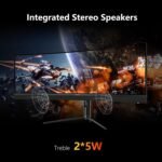 INNOCN 45C1R 45 Inch 5120 x 1440p Ultrawide Curved Gaming Monitor, R1500, HDR400, USB Type-C 90W Power Delivery, PIP/PBP, Built-in Speaker, Height Adjustable, Black - Image 5