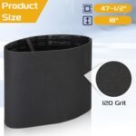 Drum Sander Conveyor Belt 120 Grit, 18" x 47-1/2" for Delta 18-36 Feed Belt and x5 Conveyor Belts, Fit for Delta 18-36 Drum Sander, Models 31-250, 31-252, 31-255X 31-260X - Image 2