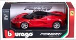 Bburago Ferrari Race and Play LaFerrari 1/24 Scale Diecast Model Vehicle Red - Image 4