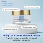 Dr. Denese Triple Strength Neck Wrinkle Smoother 4 oz – Firming Cream with Triple Amount of Peptides Compared to Industry Standards – Retinol & Hyaluronic Acid for Hydrating Power - Paraben Free - Image 3