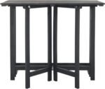 Safavieh PAT6754A Collection Wilton Teak and Navy Balcony Corner Lounge Outdoor Set - Image 4