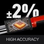 Upgrade 3/8 Inch Drive Digital Torque Wrench 5-100FT-LB/0-135N.M, Torque Range Accurate to ±2%,Electric Torque Wrench car with Buzzer and LED Flash Notification for Bike/Motorcycle/Auto Repair - Image 3