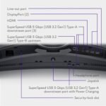 Alienware AW3423DWF Curved QD-OLED Gaming Monitor - 34-inch Quantum Dot OLED 0.1Ms 165Hz 21:9 Curved Display, 99.3% DCI-P3 Color Gamut, VESA DisplayHDR True Black 400, AMD FreeSync Premium Pro - Black - Image 12