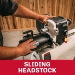 JET 16" x 40" EVS Variable Speed Woodworking Lathe, Reversible Wood Turning Machine, 1-1/2 HP, 115V 1Ph (JWL-1640EVS) - Image 3