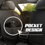 Car Seat Covers for Genesis GV80 2021-2026, Premium Nappa Leather Car Seat Cover, Stylish Sport Seat Covers， Automobile Seat Cover Sets.(Standard 2 Seats/Black) - Image 2
