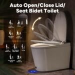 Casta Diva Smart Toilet with Bidet Built in, Auto Open/Close Lid,1000g MaP Flush, Heated Seat & Foam Dispenser, Foot Sensor Auto Flush, Blackout Flush, Bidet Toilet with Tank Built in (CD-K030PRO) - Image 8