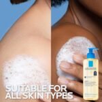 La Roche-Posay Lipikar AP+ Gentle Foaming Cleansing Oil, Gentle Oil Cleanser for Face and Body Formulated with Niacinamide, Long-Lasting 24-hour Hydration, Fragrance-Free & Soap Free - Image 6