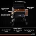 Traeger Ironwood 885 Wood Pellet Grill and Smoker, WiFi Pellet Smoker Grill with Super Smoke Mode, D2 Controller, Large 885 sq. in. Cooking Area, Outdoor BBQ Electric Pellet Smoker, TFB89BLFC - Image 3
