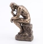 Veronese Design 8" Rodin The Thinker Cast Resin Statue Bronze Finish - Image 8