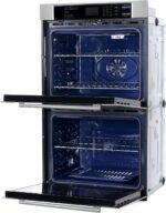 COSMO COS-30EDWC 30 in. Haven Collection Double Electric Wall Oven, True Convection, Blue Porcelain, Self Cleaning in Stainless Steel - Image 9