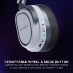 Turtle Beach Stealth 700 Gen 3 Wireless Multiplatform Amplified Gaming Headset for PS5, PS4, PC, Mobile – 60mm Drivers, AI Noise-Cancelling Mic, Bluetooth, 80-Hr Battery, Dual Transmitters – White - Image 4