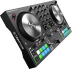 Native Instruments Traktor Kontrol S2 Mk3 DJ Controller and Pioneer DJ CUE1 On-Ear DJ Headphone - Image 4