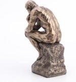 Veronese Design 8" Rodin The Thinker Cast Resin Statue Bronze Finish - Image 7