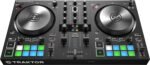 Native Instruments Traktor Kontrol S2 Mk3 DJ Controller and Pioneer DJ CUE1 On-Ear DJ Headphone - Image 2