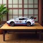 Toy Cars for 911 GT3 RS RSR Turbo S, 1:32 Alloy Diecast Model Cars,Pull Back Car Toy with Light and Sound Gift Sports Race Car for Boys Age 3+ Gifts White - Image 6