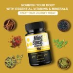 BLUE VIBE Mind Boost Premium Health & Wellness Nootropic Supplement, MindBoost Advanced All Natural Health Management & Overall Wellness Support Supplement Formula Pills (1 Pack - 60 Capsules) - Image 3