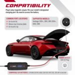 JMR Battery Charger for Aston Martin DB11 DBX Vantage DBS DB12 Trickle Charger Conditioner Maintainer (Magnetic Port, Add Lithium Mode) - Image 3