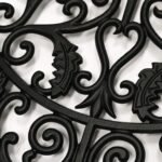 Nuvo Iron Decorative Insert for Fencing, Gates, Home, Garden - Rectangle, 15" X 24", Black - Image 3